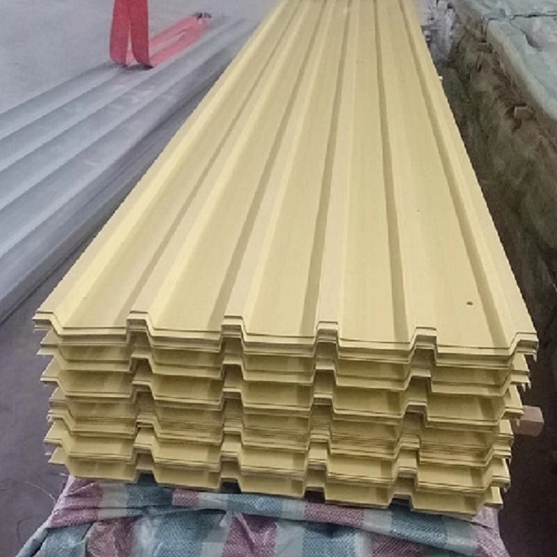Rənglə örtülmüş polad dam örtüyü